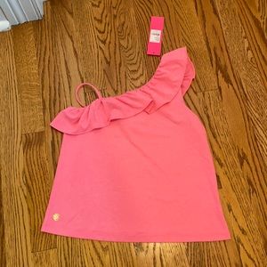 NWT Lilly Pulitzer Girls Hailey Top in Size Large